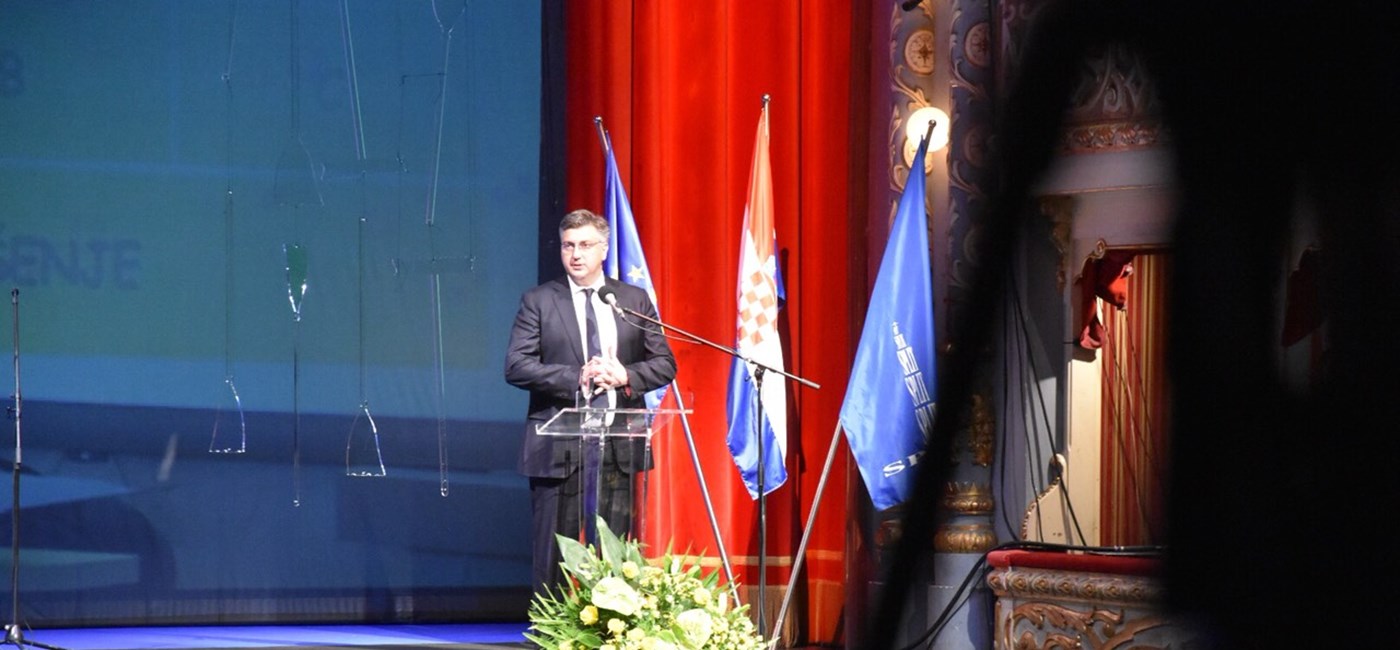 Predsjednik Vlade Andrej Plenković na svečanoj sjednici Gradskog vijeća Grada Splita